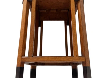 Art Deco Modernist Pedestal by Anton Lucas for N.V. Meubelkunst Leiden, 1920s